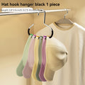 Pc Hat Hanger, Holds 8 Caps, No-Trace Home Storage Rack